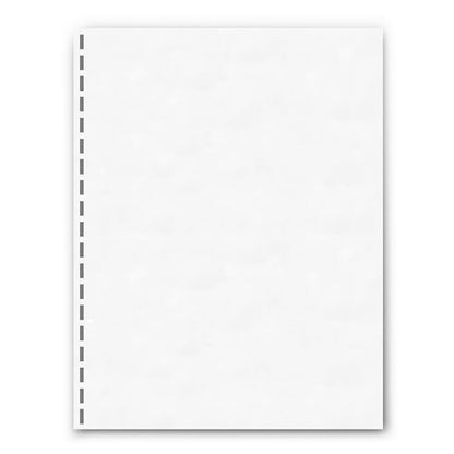 PrintWorks Professional Prepunched Paper, 8.5 x 11, 20 lb, GBC CombBind 19-Hole Punched Report & Presentation Paper, 500 Sheets, White (04328) - size: 20 lb, style: GBC, 19-Hole