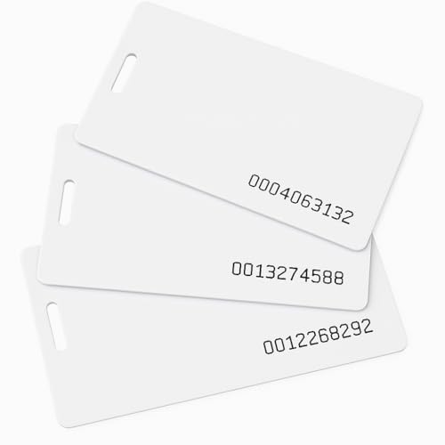 15 Proximity Badge Cards for Acroprint BioTouch, FaceVerify, TQ600P, ATR360. Allied Time CB4000, CB4100.