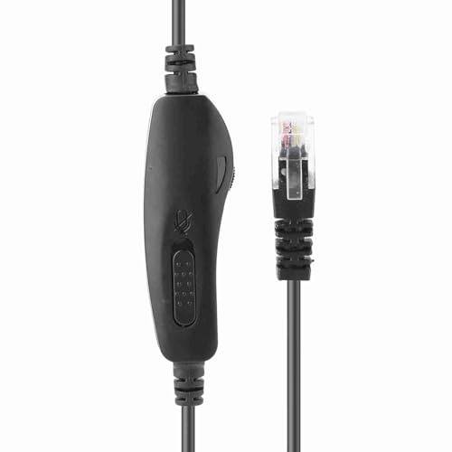 Keenso Professional Call Center Headset with Noise Cancelling Mic for Crystal Clear Calls at Work