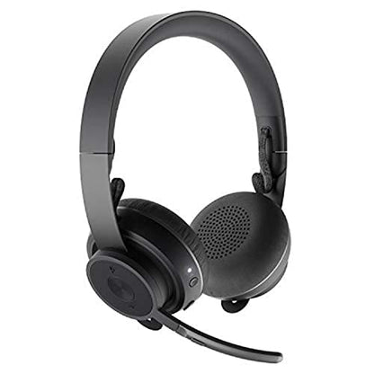 Logitech Zone Wireless Certified Microsoft Teams Bluetooth Headset | Active noise cancellation, Qi charging, Teams and Zoom certified, leatherette ear pads