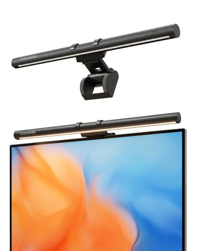16.14" Monitor Light Bar,250LM Anti Screen Glare Eye-Care LED Screen Lamp,Touch Control USB Reading Desk Light for Flat & Curved Monitor Home Office Gaming - style: Touch Control