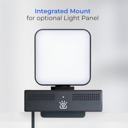 iContact Camera ProMini 4K Eye Contact Webcam for Laptops Under 20in | Ultra Compact, Eye Level Cam, Zoom Certified, Noise-Cancelling Mics, Privacy Power Cut, Free Desktop App