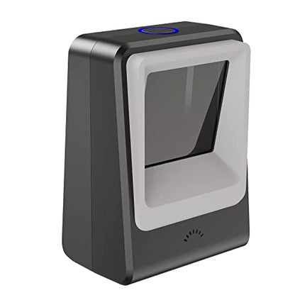 TEEMI TMSL-60 1D/2D Barcode Scanner, USB Hands-Free Desktop, Black - color: Black