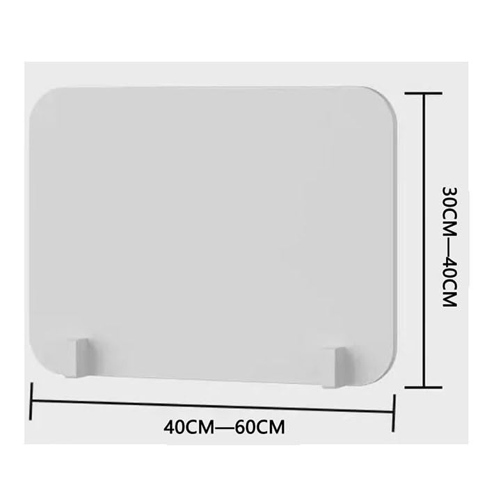 Acoustic Desk Partition – Noise-Reducing Panel for Students & Home Office, 30 x 50 cm, Soundproof Divider Enhances Focus Privacy While Working - size: 30x50cm