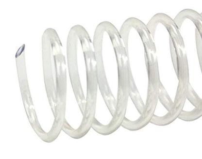 Akiles Spiral Coil Binding Spines 25mm x 305mm 4:1 Pitch, Clear | 1 x 12-inch, Pack of 100 - color: Clear, size: 25mm x 305mm (1" x 12")