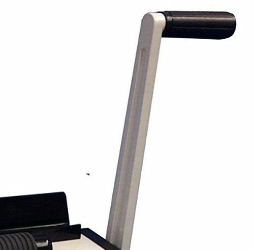 Tamerica Optimus-46i Manual Coil Puncher with Electric Inserter; Punches Up to 20 Sheets per Lift of 20 Lb Bond Paper; Horizontal Paper Load; Adjustable Punch Depth and Edge Guide