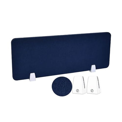 Acoustic Desk Divider Mounted Privacy Panel Privacy Partition Screen Increase Private Space and Reduce Noise Suitable for Classrooms, Homes, Offices, Libraries(Blue,30X100CM) - color: Blue, size: 30X100CM