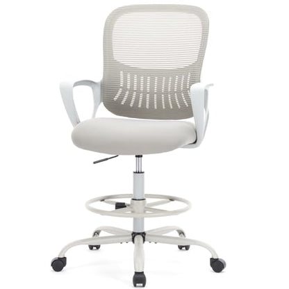 DUMOS Ergonomic Tall Drafting Chair, High Office Chair for Standing Desk