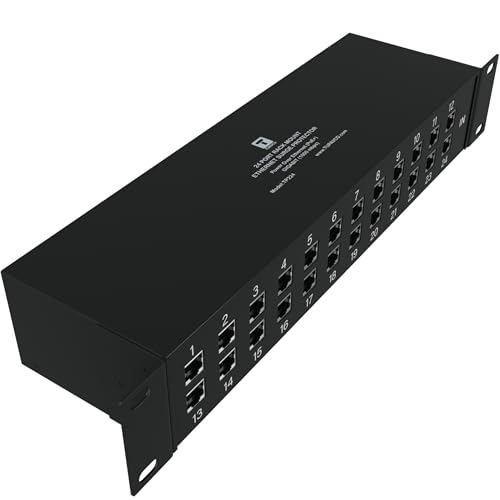 24 Port Rackmount Ethernet Surge Protector - Tupavco TP224