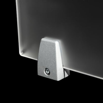 Desk Divider for Students,Modern Frosted Acrylic Clamp-on Desk Partition Desk Privacy Panels,Acrylic Cubicle Desk Dividers,Office Partitions (17x18x2inch) - size: 17x18x2inch