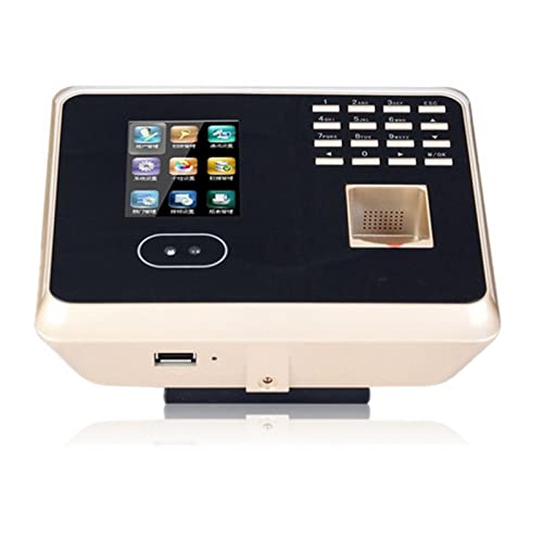 Clock in Machine, UF100 WiFi IP Face Recognition Fingerprint Time Attendance Machine Time Clock for Employee Small Business
