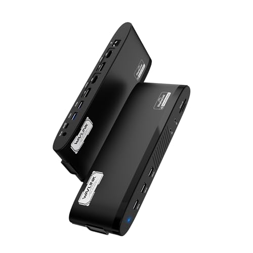 WAVLINK DisplayLink Docking Station, Mac M1-M5 Neo Windows, 14-in-1