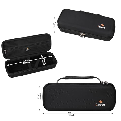 Aproca Case Compatible with NDYIN N80 Wireless Thermal Printer, Portable Storage Bag for Accessories -Black (Case Only)