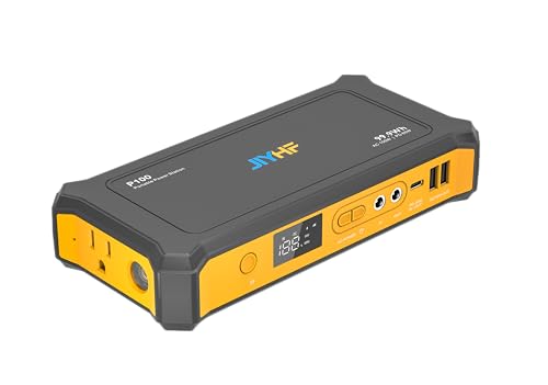 JIYHF Portable Power Bank with AC Outlet, 100W Portable Laptop Charger - style: P100 Yellow