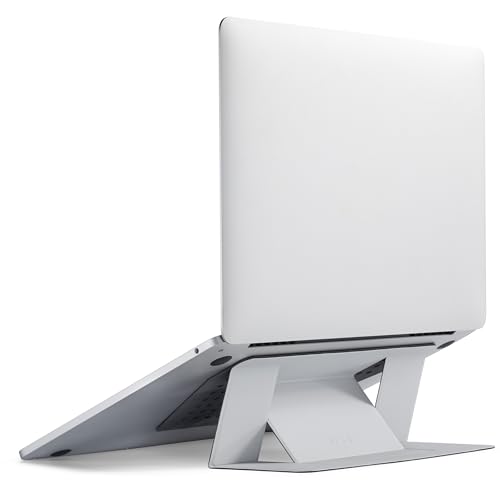 MOFT Invisible Laptop Stand, Stick-On Portable Laptop Riser for Mobile Work - color: Misty Cove, size: 11.6"-16" Laptops-adhesive