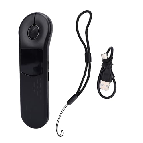 Yunseity Wireless Presenter Remote, Rechargeable Bluetooth 5.3 2.4G Presentation Clicker with Touchpad and USB Receiver, for PC Laptop iOS OS X (Black) - color: Black