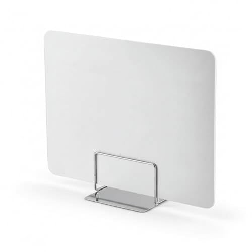 Portable Desk Divide, Freestanding PVC Partition Panels for Office & Student Workspaces, Cubicle Privacy Screen (Grey 50 x 40 cm) - size: 50 x 40 cm