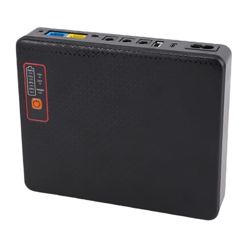 Generic Compact Uninterruptible Power Supply with 12000mAh Battery Backup for Router Modem Camera, Portable Standby UPS Power Supply for Stable Network Connections, Suitable for Various Digital (US