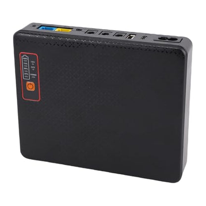 Generic Compact Uninterruptible Power Supply with 12000mAh Battery Backup for Router Modem Camera, Portable Standby UPS Power Supply for Stable Network Connections, Suitable for Various Digital (US