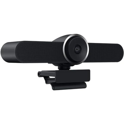 JACKLY Conference Room Camera with Microphone and Speaker, Wide Angle USB Video Conference Camera for Mac, PC, Laptop, Desktop (Black Big) - color: black big
