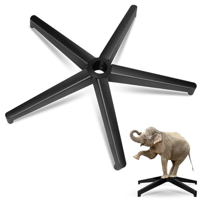 Omyoffice Office Chair Replacement Base, 28" Heavy Duty 2200LBS, Metal - color: Black