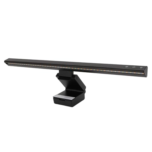 Zunate Computer Monitor Light Bar, Extra Computer Lighting, RGB Backlight LED 3 Gear Dimmable Screen Light Bar, Touch Control Screen Lamp for Office Desk Gaming