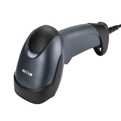NETUM USB Laser Barcode Scanner, Handheld 1D Wired Bar Code Scanner | Scanning UPC EAN Reader Gun Retails for Supermarket, Convenience Store, Warehouse - NT-M1 - size: 1D -M1