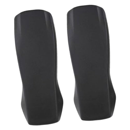 Milageto 2X Office Chair Armrest Pads Replacement PU Leather Universal Accessories Comfortable Water Resistant Office Chair Arm Rest, Style B