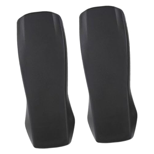 Milageto 2X Office Chair Armrest Pads Replacement PU Leather Universal Accessories Comfortable Water Resistant Office Chair Arm Rest, Style B