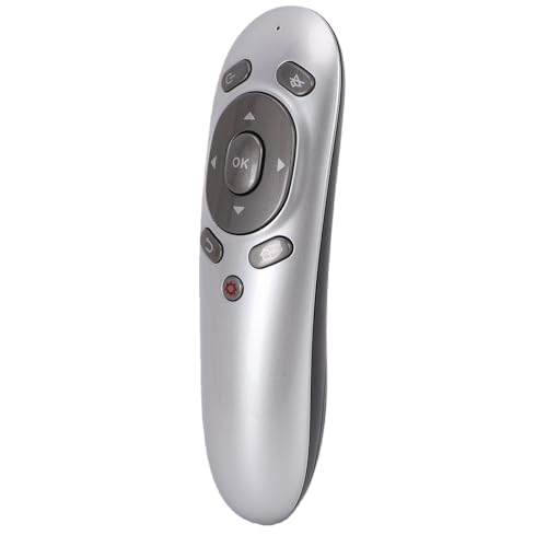 Bewinner Wireless Presentation Clicker with Gyroscope Technology, 2.4G USB Remote Control Presenter, 15m Range, Ergonomic Design for Slideshows, Meetings