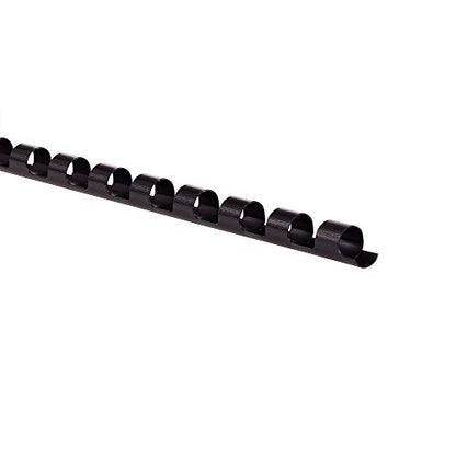 GBC Binding Spines/Spirals/Coils, 1/2" Diameter, 90 Sheet Capacity, CombBind, Black, 100 Pack (4000068) - size: 100 Pack, style: 1/2" Diameter/90 Sheet Capacity