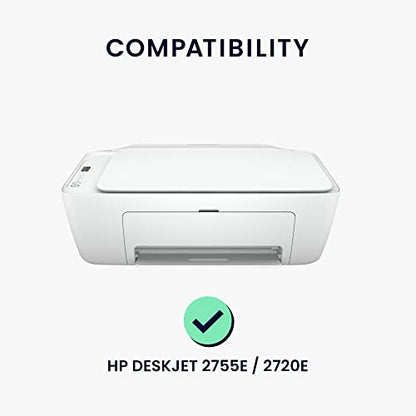 kwmobile Dust Cover Compatible with HP DeskJet 2755e / DeskJet 2720e / 2710e / 2820e / 2721e - Printer Case - Fabric Protector Cover - Light Grey - color: Light Grey