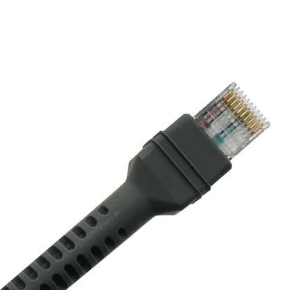 DS4608 USB Cable for Zebra for Symbol DS4608 DS/LI/LS4278 DS6878 DS7708 DS9308 DS9908 Handheld Barcode Scanner - 7ft. Straight Power Plus Connector (CBA-U23-S07ZAR)