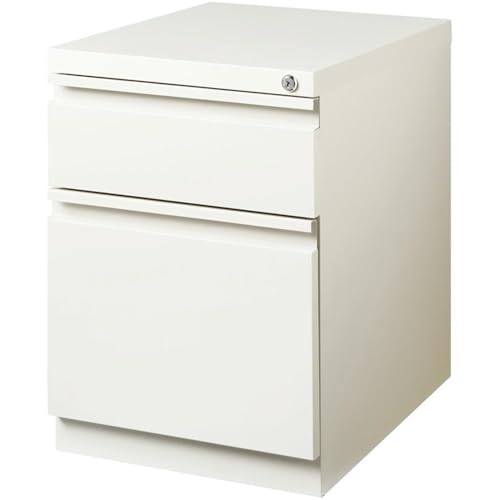Hirsh Industries 2 Drawer Mobile Pedestal File Finish: Pearl White