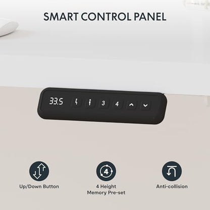 SANODESK 71x63 Reversible L-Shaped Electric Standing Corner Computer Desk