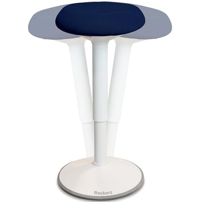 Standing Desk Stool Chair, Height Adjustable Stool 21-31 inch for Office and Classroom, Swivel seat, Anti-Slip Bottom Ergonomic Wobble Stool with Rocking Motion, Blue - color: Blue, size: 21-31 inch