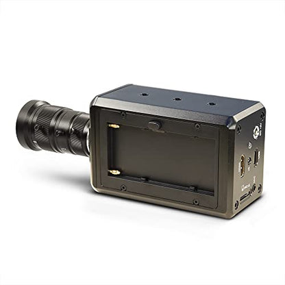 MOKOSE 4K Digital Camera 3" Screen 3840 * 2160/30FPS HDMI 1080P USB Webcam Support NP-F980 F970 F960 External Battery and 3.5MM Microphone with 10-55MM Telephoto Zoom Manual Lens - color: With 10-55MM Telephoto Zoom Manual Lens