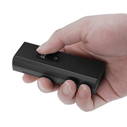 Wireless Barcode Scanner, 1D CCD Automatic Mini Barcode Rreader, Rechargeable Bar Code Scanner with 2.4G Receiver Plug and Play