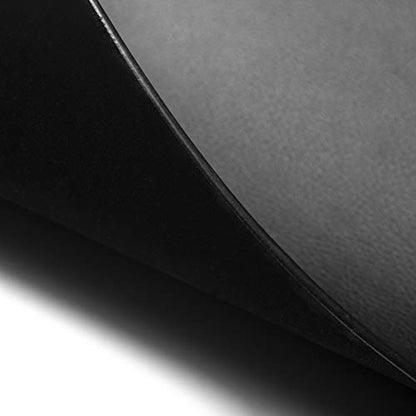 Nekmit Leather Desk Blotter Pad 17 x 12 Inches, Flat, Non-Slip, Waterproof, Black - color: Black, size: 12" x 17"
