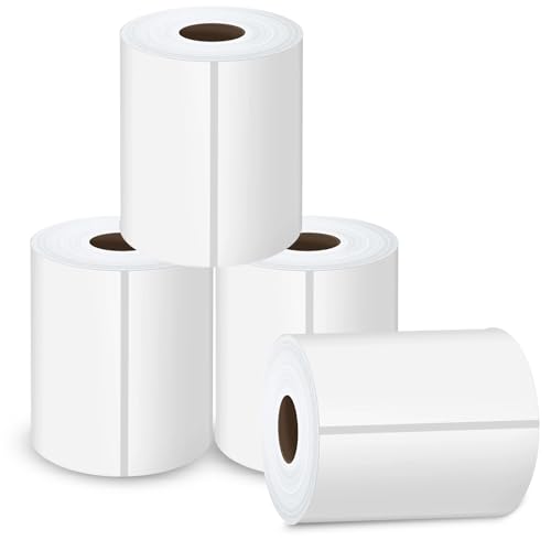 4" x 6" Direct Thermal Shipping Labels, 4 Rolls, 880 Labels - size: Roll- 880 Labels