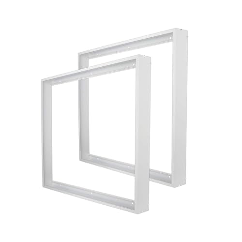 MW 2x2 Surface Mount Kit for LED Flat Panel Light-Aluminum Ceiling Frame for 24 x 24 x 3.13 inch, Good for Edge-Lit and Back Lit Panel - color: 2*2, size: 2 Pack