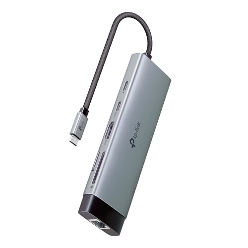 TP-Link USB C Hub 9-in-1 Multiport Adapter (UH9120C) Plug & Play - size: 9-in-1 USB C Hub