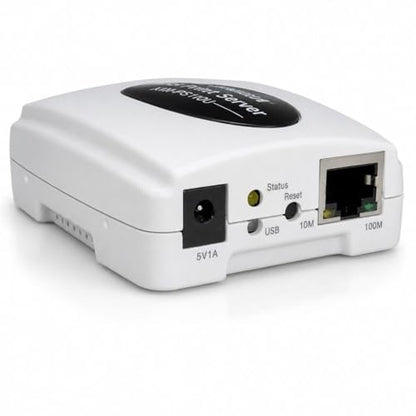 X-MEDIA XM-PS110U 1-Port 10/100Mbps Fast Ethernet USB Print Server | USB 2.0 Port Network Print Server