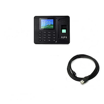 Time Clocks Biometric Fingerprint Time Attendance System Clock Recorder Employee Recognition Recording Device Electronic Machine,