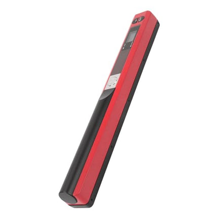 Handheld Image Scanner, Portable Document Scanner, A4 Color Photo Scanner with 900DPI Resolution for Business, Home, Office (red) - color: red