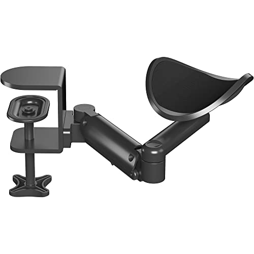 BONTEC Adjustable Arm Rest for Desk, 360° Rotating & Extendable, Aluminum