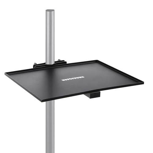Heavy Duty Metal Square Tray, 15.8x15.8 | For Tripod Speaker Stand, For Mobile TV Stand - size: 15.8" x 15.8"