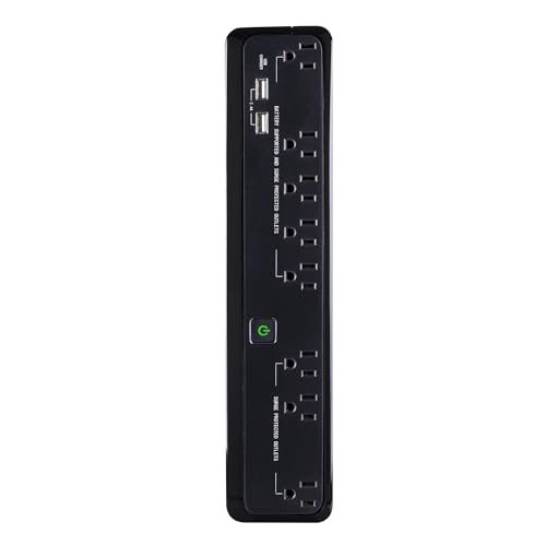 CyberPower SL700U Standby UPS Battery Backup and Surge Protector | Surge Protector, 700VA/370W, 8 Outlets, Slim Profile, UL Certified - size: 700VA, style: Slim