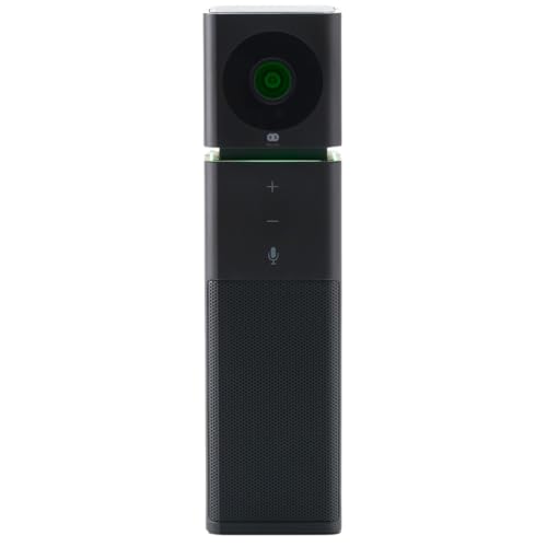 Boom UNO Full HD 1080p Conference Camera & Video Bar, 120° Wide Angle Lens, Full Duplex Speaker & Noise Reducing Mic, USB Plug & Play for Zoom, Teams & Google Meet (Black) - color: Black