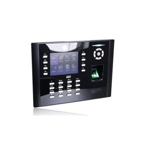 Time Clock for Small Businesses, Fingerprint Time Attendance Terminal 3.5 Inch Screen ID Card Finger Prints Time Clock Machine for Offices, Factories, Hotels, Schools and More(Basic) - size: Basic